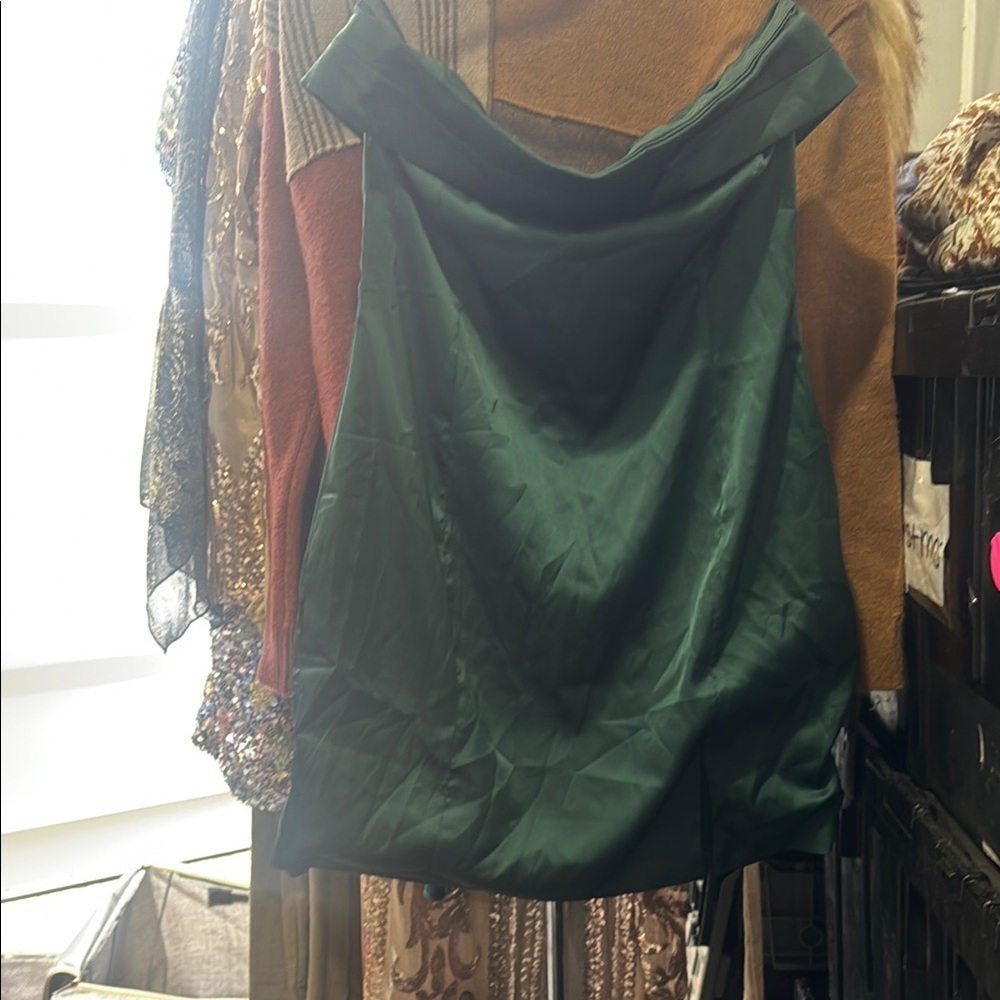 Elegant Green Women's mini dress